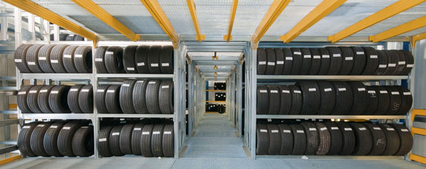 Reifenregalanlage Bild 2